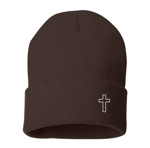 Cross Embroidered Toque