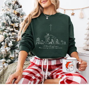 A Thrill of Hope Christmas Crewneck