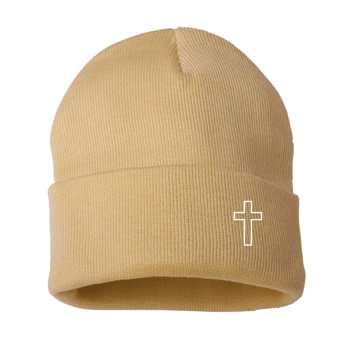 Cross Embroidered Toque